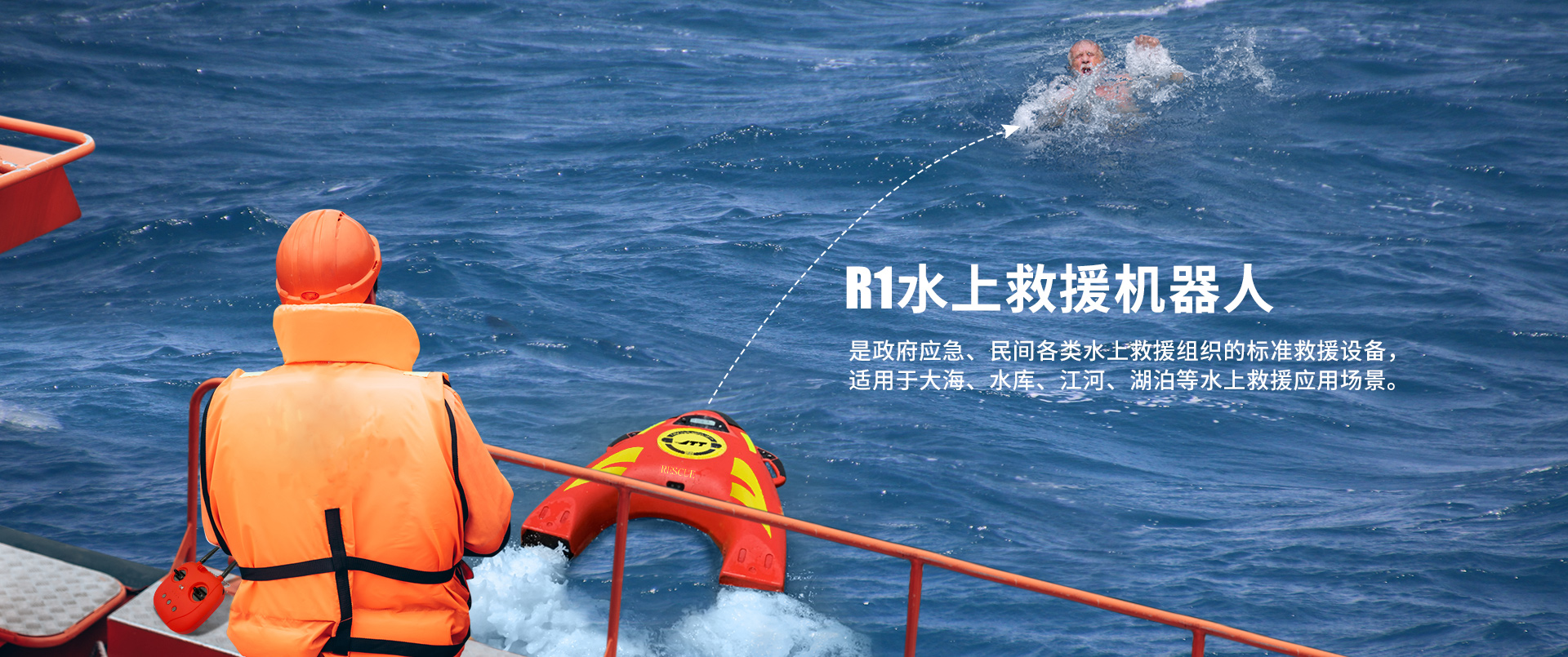 水上救援機器人R1